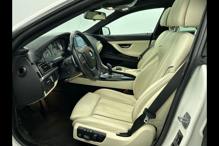 BMW 6 Serie Gran Coupé 313PK 640D Xdrive Frozen Brilliant White Euro6 High Executive Performance / Airco-ecc / Navi / schuif-Panorama dak / Leder / Camera / Apk nieuw