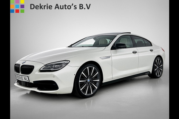 BMW 6 Serie Gran Coupé 313PK 640D Xdrive Frozen Brilliant White Euro6 High Executive Performance / Airco-ecc / Navi / schuif-Panorama dak / Leder / Camera / Apk nieuw