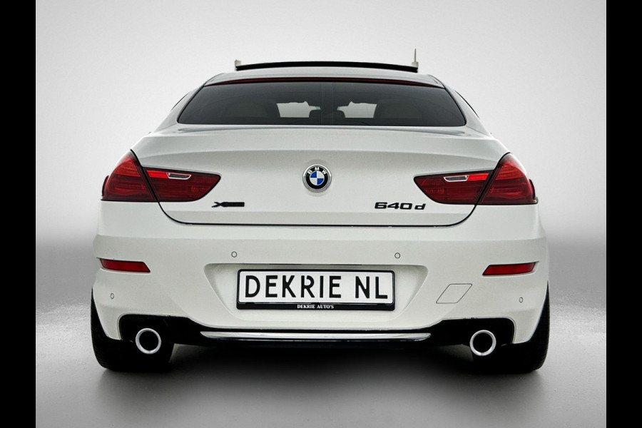 BMW 6 Serie Gran Coupé 313PK 640D Xdrive Frozen Brilliant White Euro6 High Executive Performance / Airco-ecc / Navi / schuif-Panorama dak / Leder / Camera / Apk nieuw