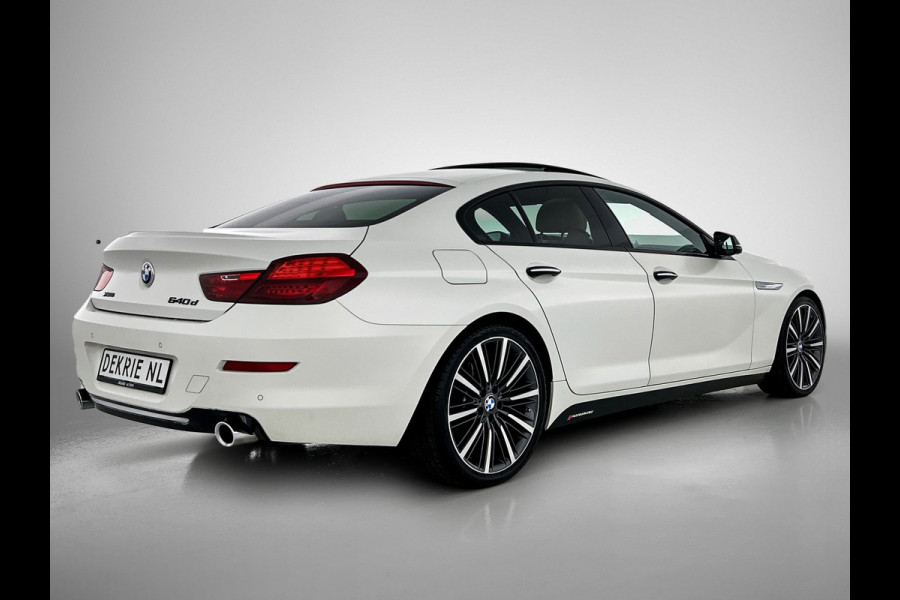 BMW 6 Serie Gran Coupé 313PK 640D Xdrive Frozen Brilliant White Euro6 High Executive Performance / Airco-ecc / Navi / schuif-Panorama dak / Leder / Camera / Apk nieuw