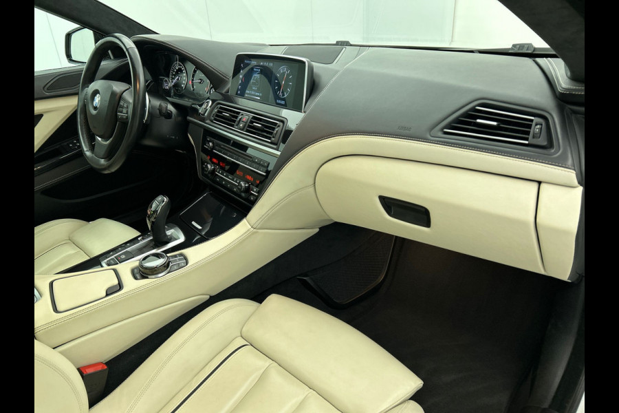 BMW 6 Serie Gran Coupé 313PK 640D Xdrive Frozen Brilliant White Euro6 High Executive Performance / Airco-ecc / Navi / schuif-Panorama dak / Leder / Camera / Apk nieuw
