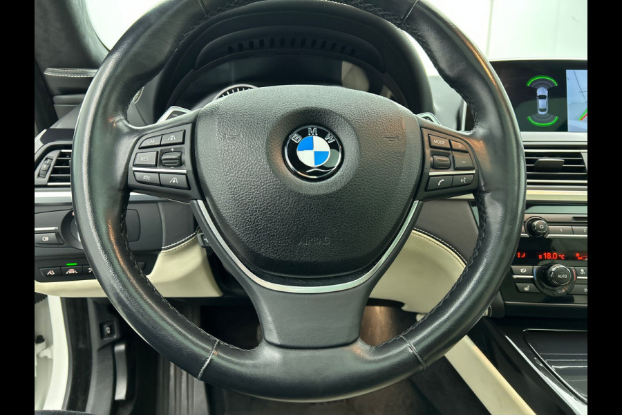 BMW 6 Serie Gran Coupé 313PK 640D Xdrive Frozen Brilliant White Euro6 High Executive Performance / Airco-ecc / Navi / schuif-Panorama dak / Leder / Camera / Apk nieuw