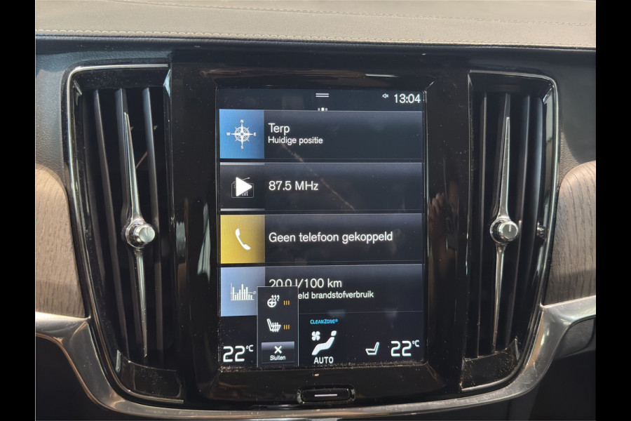 Volvo V90 T6 Aut. Plug-in Hybrid Inscription ACC Leder Stoelverwarming 360camera 350pk
