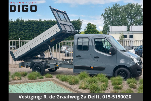 Opel Movano 2.3 CDTI BiTurbo L3 DC Kipper (ex.BTW) Dubbele Cabine | Airco | Elektrische ramen |