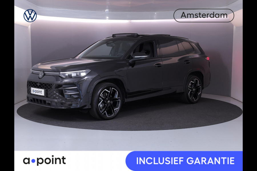 Volkswagen Tayron 1.5 eHybrid R-Line Edition 204 pk Automaat (DSG) | Verlengde garantie | Navigatie | Panoramadak | Trekhaak (wegklapbaar) | Parkeersensoren (Park assist) | Rondomzicht camera | Black Style pakket | R-Line |