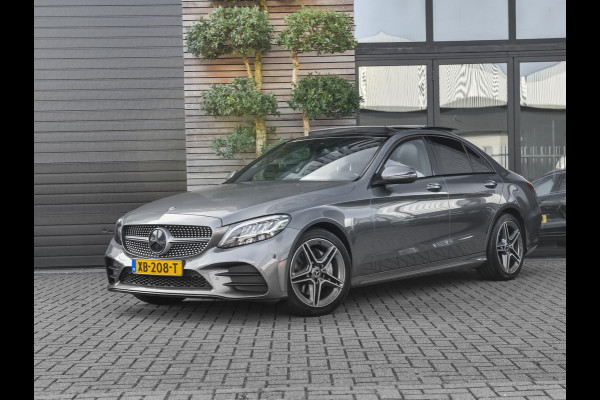 Mercedes-Benz C-Klasse 160 Business Solution AMG Panoramadak Digitaal display Alcantara Navi Carma