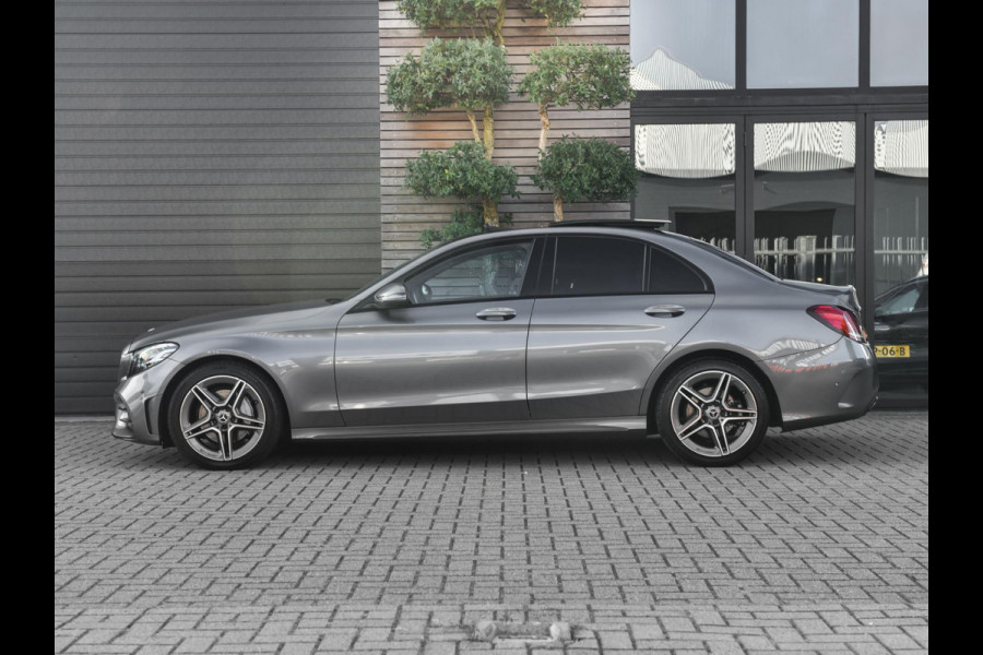 Mercedes-Benz C-Klasse 160 Business Solution AMG Panoramadak Digitaal display Alcantara Navi Carma