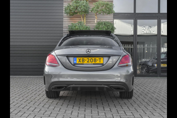 Mercedes-Benz C-Klasse 160 Business Solution AMG Panoramadak Digitaal display Alcantara Navi Carma
