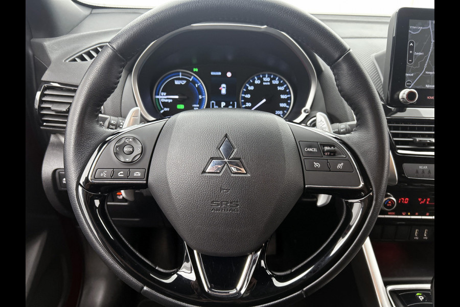 Mitsubishi Eclipse Cross 2.4 PHEV Intense+ Hybride / Navigatie / 1/2 Leder / Pdc. / Airco-ecc./ Radio multimedia / Apk nieuw