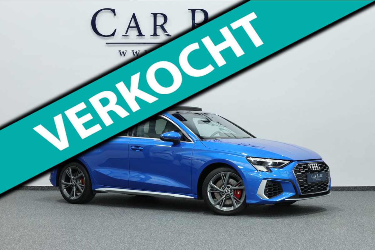 Audi S3 Sportback 2.0 TFSI quattro 310+PK LED/B&O/PANO/SFEER/ALCANTARA+S.VERWARMING+MASSAGE/18" LMV/CAM/LINE/ACC/12 MND GARANTIE!