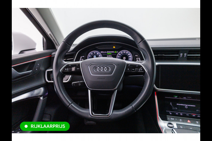 Audi A6 Avant 50 TFSI e quattro | 21 inch | Elec. achterklep | 360 camera | Sfeerverlichting Navigatie, Stoelverwarming, Lane assist, App-connect