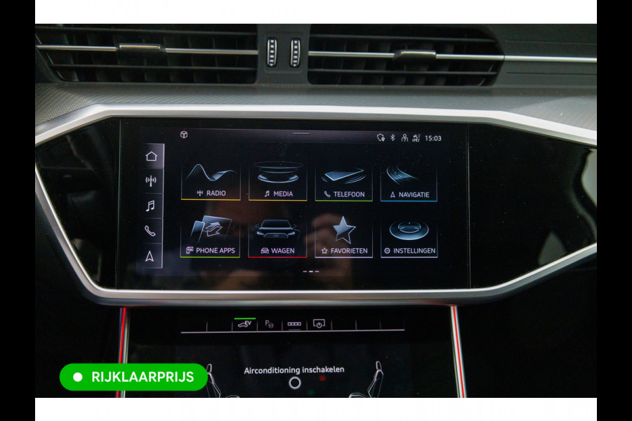 Audi A6 Avant 50 TFSI e quattro | 21 inch | Elec. achterklep | 360 camera | Sfeerverlichting Navigatie, Stoelverwarming, Lane assist, App-connect