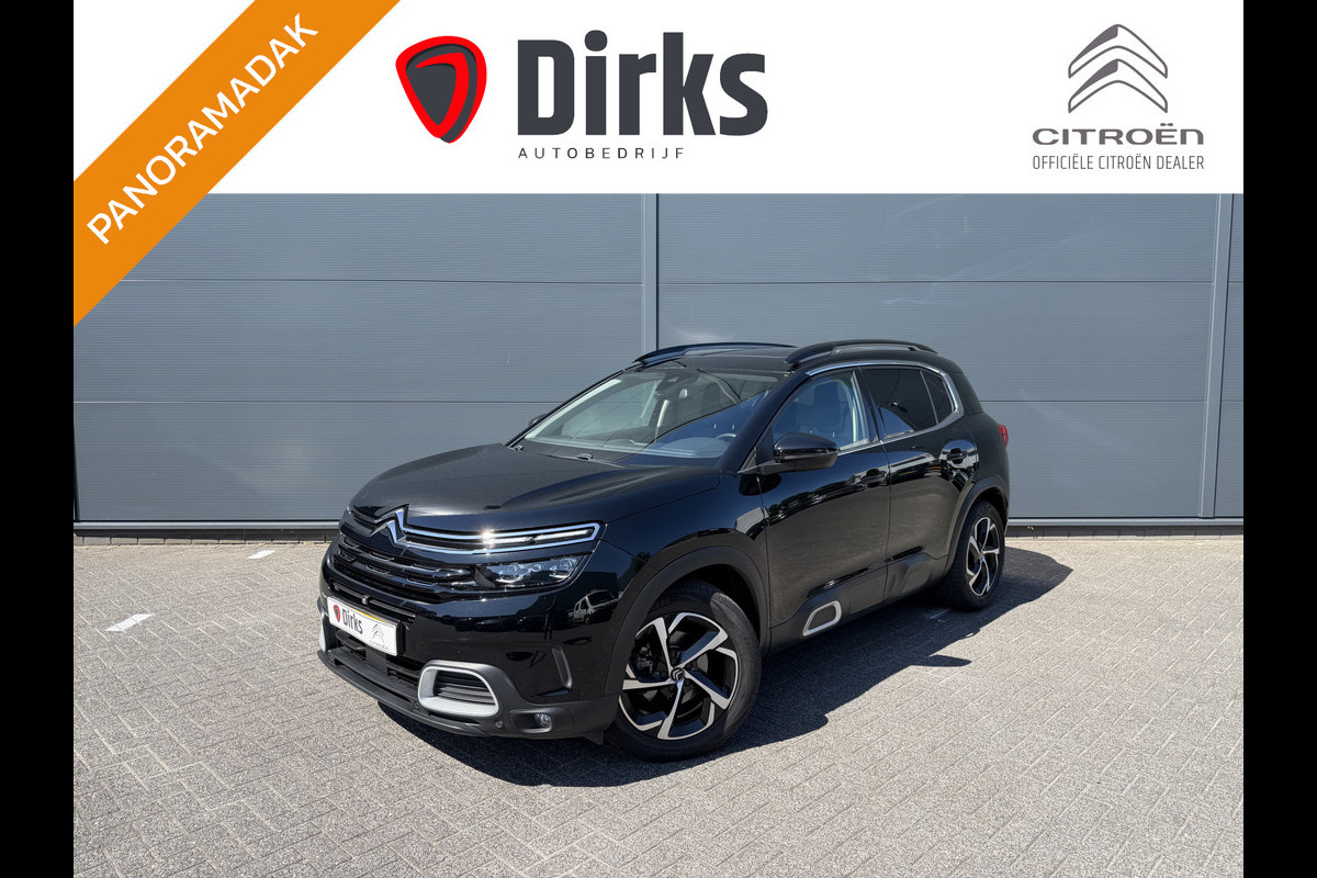 Citroën C5 Aircross 180pk Shine (Elektrisch Schuifdak - Trekhaak - Elektrische Klep - Leder incl stoelverwarming - 360gr Camera - LED - Adaptieve Cr
