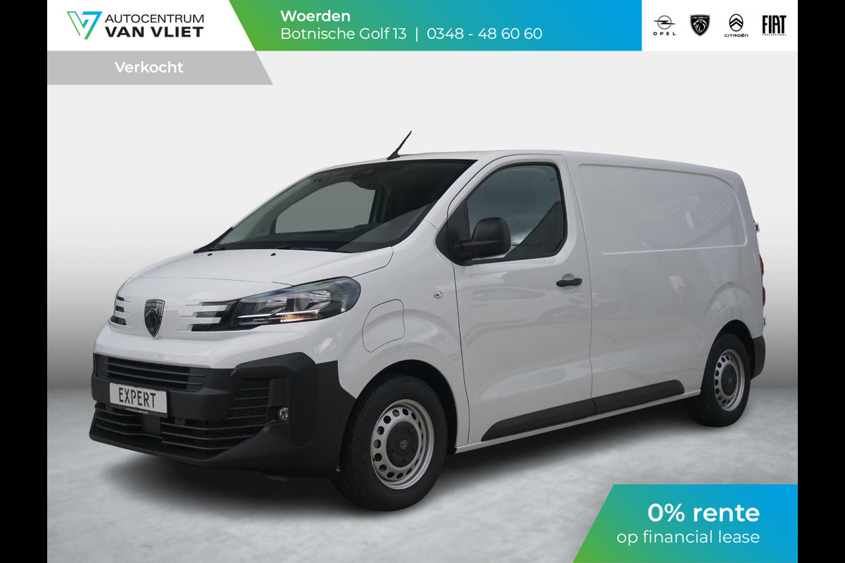 Peugeot e-Expert L2 75 kWh | 0% rente | Navi incl. Apple Carplay | camera | parkeersensoren voor & achter | dodehoekwaarschuwing | laadruimtebetimmering | rijklaarprijs