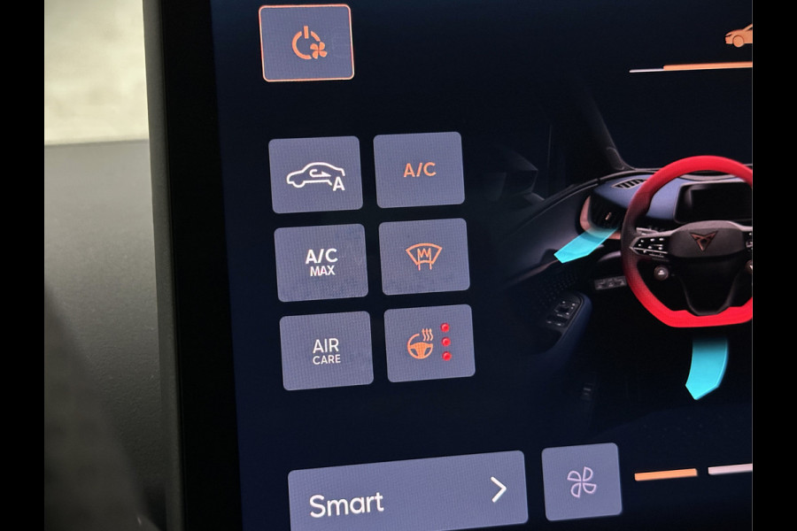 CUPRA Tavascan 77 kWh Aero-pack | Nieuw! | Winter-Pack | Warmtepomp | Verlengde Fabrieksgarantie | 7x Op Voorraad | Adaptive Cruise Control | 3-Zone Clima | Verwarmde Voorruit | Keyless-Entry | Sfeerverlichting | Stoelverwarming | Carplay | Stuurverwarming | Getint Glas | 19 inch | Lane-Assist | Camera | Draadloos Laden |