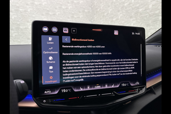 CUPRA Tavascan 77 kWh Aero-pack | Nieuw! | Winter-Pack | Warmtepomp | Verlengde Fabrieksgarantie | 7x Op Voorraad | Adaptive Cruise Control | 3-Zone Clima | Verwarmde Voorruit | Keyless-Entry | Sfeerverlichting | Stoelverwarming | Carplay | Stuurverwarming | Getint Glas | 19 inch | Lane-Assist | Camera | Draadloos Laden |