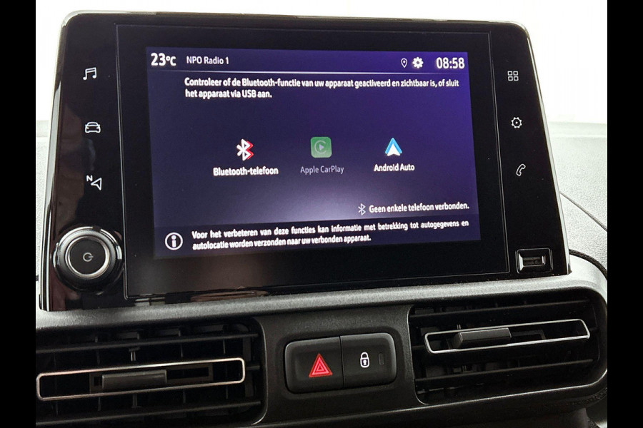 Opel Combo 130pk L1 Automaat Apple Carplay Trekhaak Parkeersensoren Airco Cruise control 2-zits