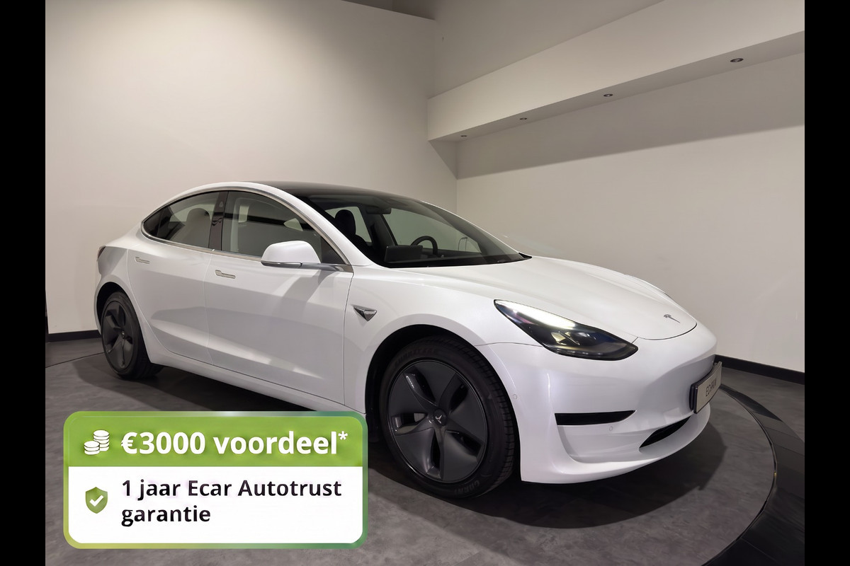 Tesla Model 3 Standard RWD Plus 60 kWh | Tot € 3.000 klantvoordeel* | SOH 91,5 % | Adaptief Cruise Control |
