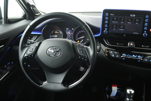 Toyota C-HR 2.0 Hybrid Bi-Tone (SFEERVERLICHTING, STOELVERWARMING, ACHTERUITRIJCAMERA, PARKEERSENSOREN)