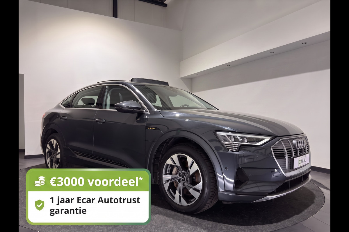 Audi e-tron Sportback 55 quattro Business edition Plus 95 kWh | Tot € 3.000 klantvoordeel* | SOH 92,3 % | Leder interieur | Pano dak | Trekhaak