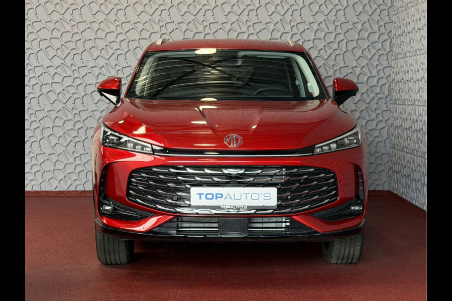 MG MG HS PHEV 1.5 TGDI LUXURY PHEV PLUG-IN HYBRIDE | LEER | 272PK NIEUWE AUTO | >1.000 KM TOTAAL BEREIK | 360° CAMERA | ELEKTRISCHE ACHTERKLEP
