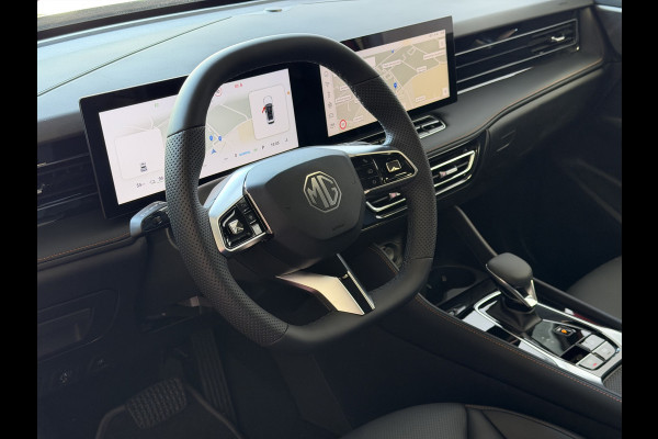 MG MG HS PHEV 1.5 TGDI LUXURY PHEV PLUG-IN HYBRIDE | LEER | 272PK NIEUWE AUTO | >1.000 KM TOTAAL BEREIK | 360° CAMERA | ELEKTRISCHE ACHTERKLEP
