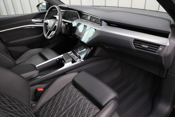 Audi e-tron Sportback S quattro 95 kWh | 503PK | Head-up | Luchtvering | Keyless-go | Bang&Olufsen | Pano | Stuurwielverw. | ACC | 2022.