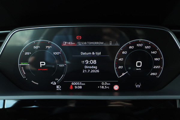 Audi e-tron Sportback S quattro 95 kWh | 503PK | Head-up | Luchtvering | Keyless-go | Bang&Olufsen | Pano | Stuurwielverw. | ACC | 2022.
