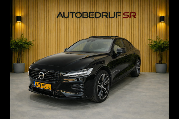 Volvo S60 2.0 Recharge T8 AWD R-Design Pano! Elektrische Stoelen! Camera! Stoelverwarming! Stuurverwarming! Blis! Lane Assist!