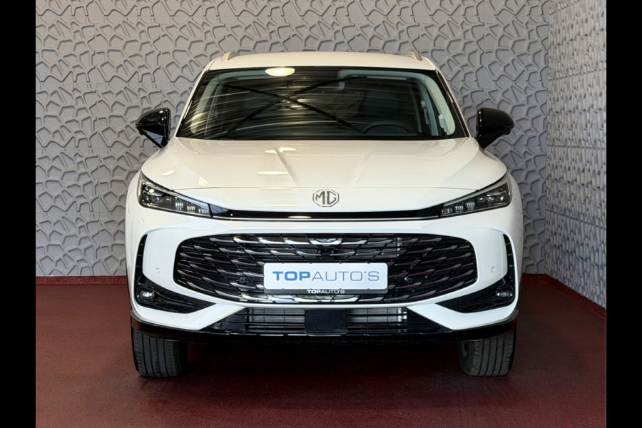 MG MG HS PHEV 1.5 TGDI LUXURY PHEV PLUG-IN HYBRIDE | LEER | 272PK NIEUWE AUTO | >1.000 KM TOTAAL BEREIK | 360° CAMERA | ELEKTRISCHE ACHTERKLEP