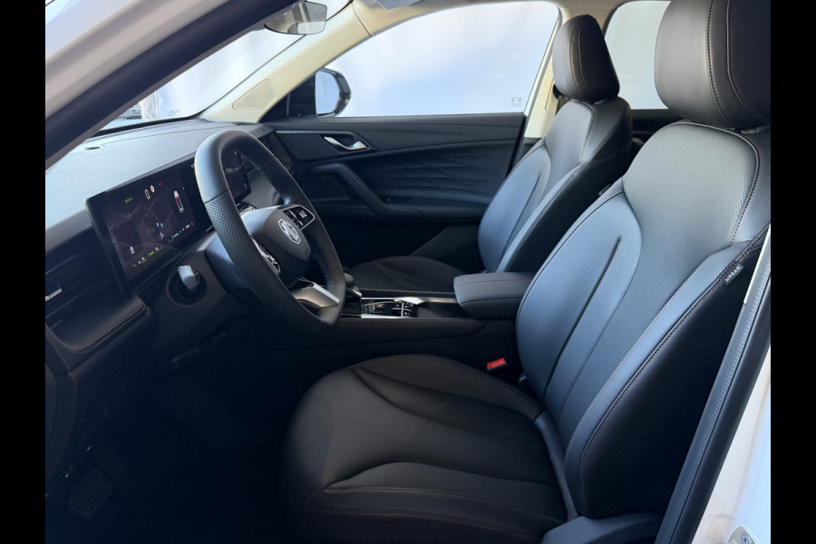 MG MG HS PHEV 1.5 TGDI LUXURY PHEV PLUG-IN HYBRIDE | LEER | 272PK NIEUWE AUTO | >1.000 KM TOTAAL BEREIK | 360° CAMERA | ELEKTRISCHE ACHTERKLEP