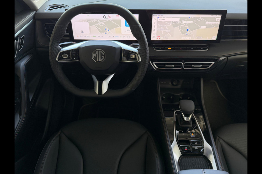 MG MG HS PHEV 1.5 TGDI LUXURY PHEV PLUG-IN HYBRIDE | LEER | 272PK NIEUWE AUTO | >1.000 KM TOTAAL BEREIK | 360° CAMERA | ELEKTRISCHE ACHTERKLEP
