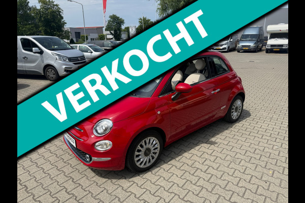 Fiat 500 1.2 Lounge SCHUIF/KANTELDAK NAVI (BOVAG/RIJKLAARPRIJS)