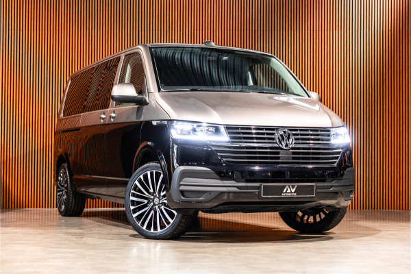 Volkswagen Transporter T6.1 2.0 TDI L2H1 DC Caravelle | Dubbel cabine | Two-tone | CarPlay | Camera | MF Stuur | Cruise control | Climate control | 6-zitter | BPM vrij | Nieuwe APK | Dealer onderhouden