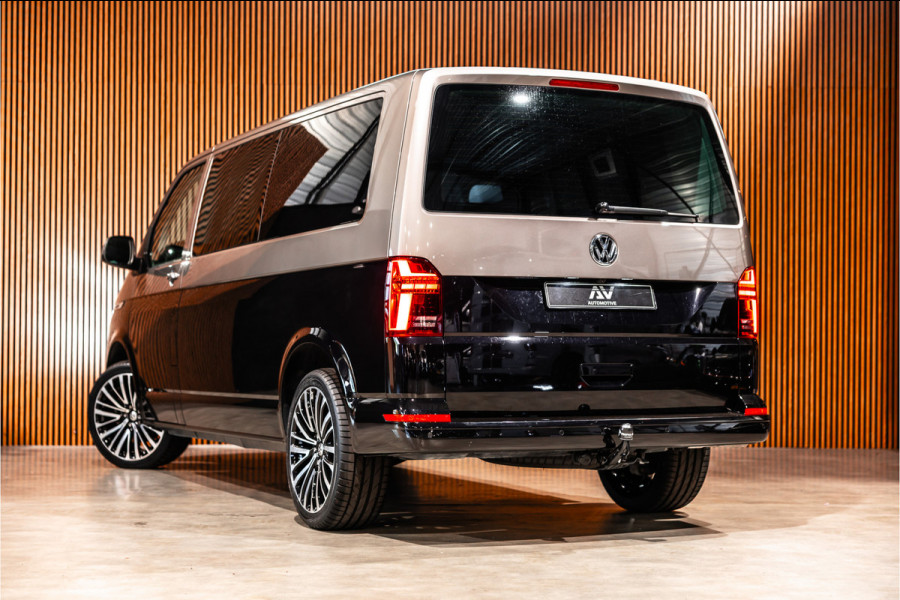 Volkswagen Transporter T6.1 2.0 TDI L2H1 DC Caravelle | Dubbel cabine | Two-tone | CarPlay | Camera | MF Stuur | Cruise control | Climate control | 6-zitter | BPM vrij | Nieuwe APK | Dealer onderhouden