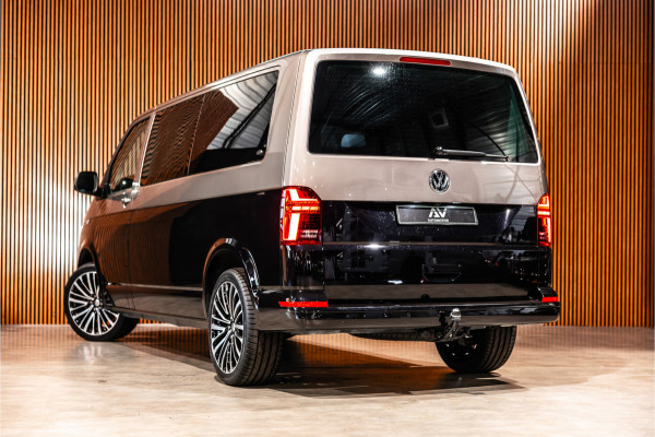 Volkswagen Transporter T6.1 2.0 TDI L2H1 DC Caravelle | Dubbel cabine | Two-tone | CarPlay | Camera | MF Stuur | Cruise control | Climate control | 6-zitter | BPM vrij | Nieuwe APK | Dealer onderhouden