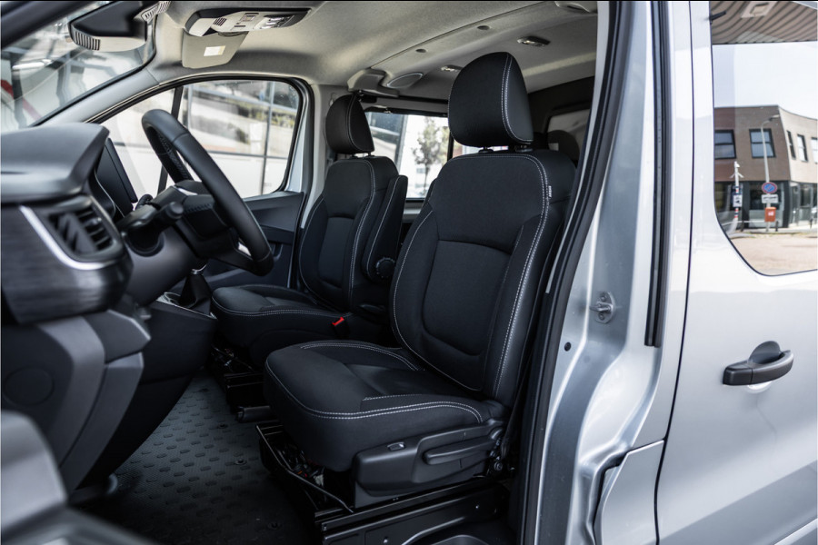 Renault Trafic 2.0 Blue dCi 170 PK L2H1 DC | Dubbel cabine | Camera | CarPlay | Navigatie | Betimmering | Trekhaak | Stoelverwarming | Virtual Cockpit | 5-Zitter| NAP Logisch