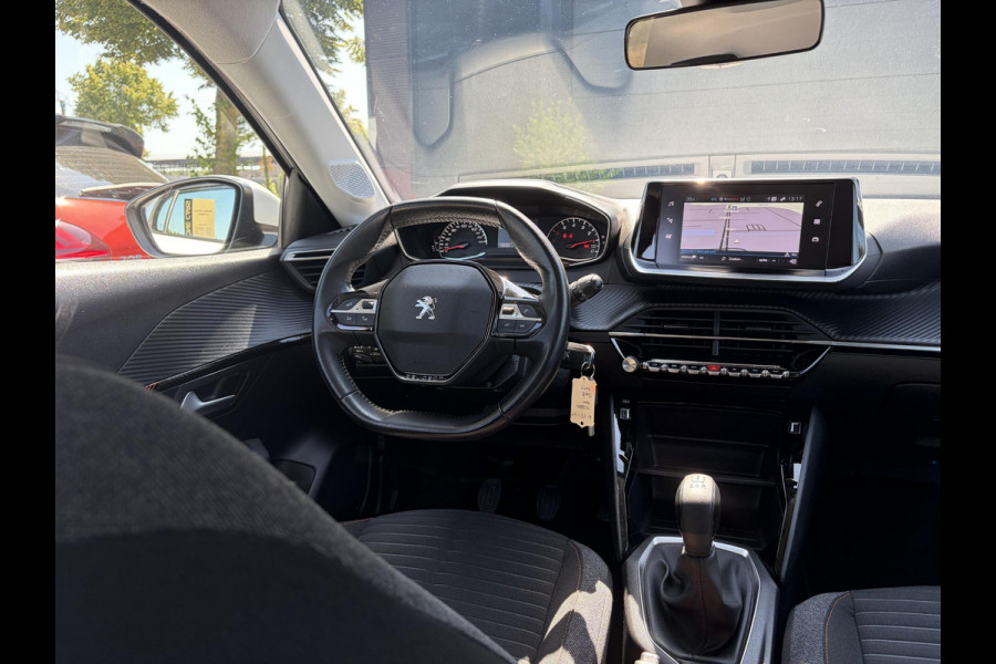Peugeot 208 1.2 PureTech Blue Lease Active 2e Eigenaar,D-riem vv in 11-2025,Camera,Navi,Carplay,75pk,Clima,Cruise,Rijstrooksensor,Pdc,Lm velgen,N.A.P,Apk tot 11-2027