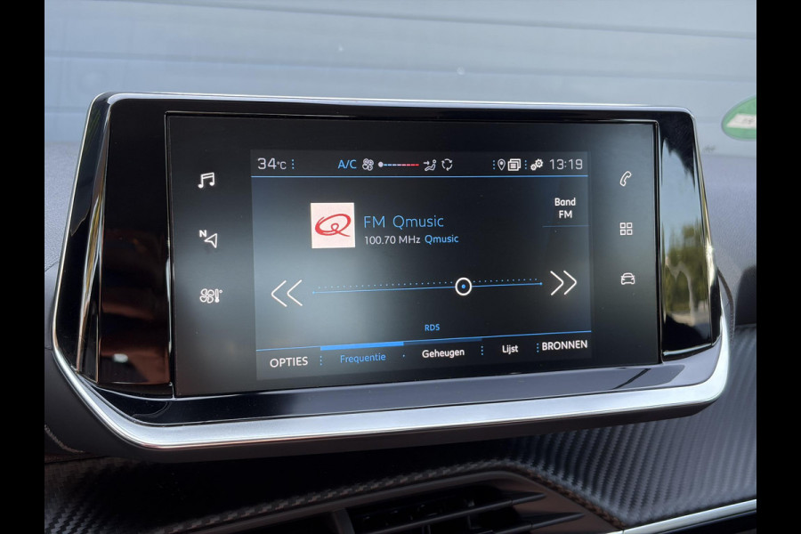 Peugeot 208 1.2 PureTech Blue Lease Active 2e Eigenaar,D-riem vv in 11-2025,Camera,Navi,Carplay,75pk,Clima,Cruise,Rijstrooksensor,Pdc,Lm velgen,N.A.P,Apk tot 11-2027