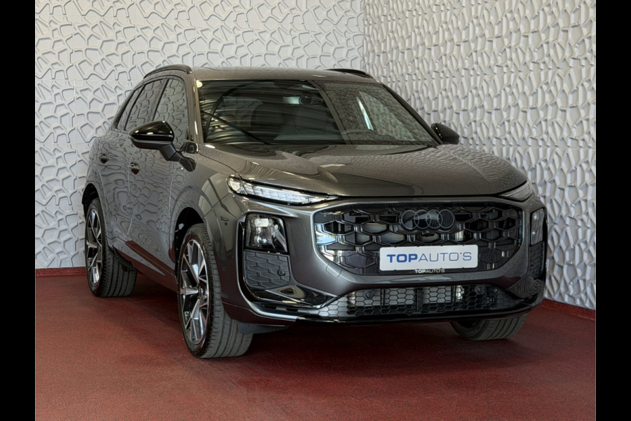 Audi Q3 1.5 e-hybrid |S edition | 272pk | Leer | Pano | Trekhaak | Stoel/Stuur verw | Matrix Led | 20'' Lmv S Line | S-Line | S-edtion