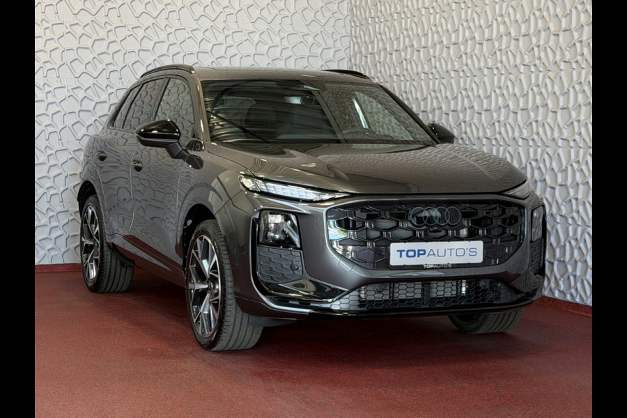 Audi Q3 1.5 e-hybrid |S edition | 272pk | Leer | Pano | Trekhaak | Stoel/Stuur verw | Matrix Led | 20'' Lmv S Line | S-Line | S-edtion