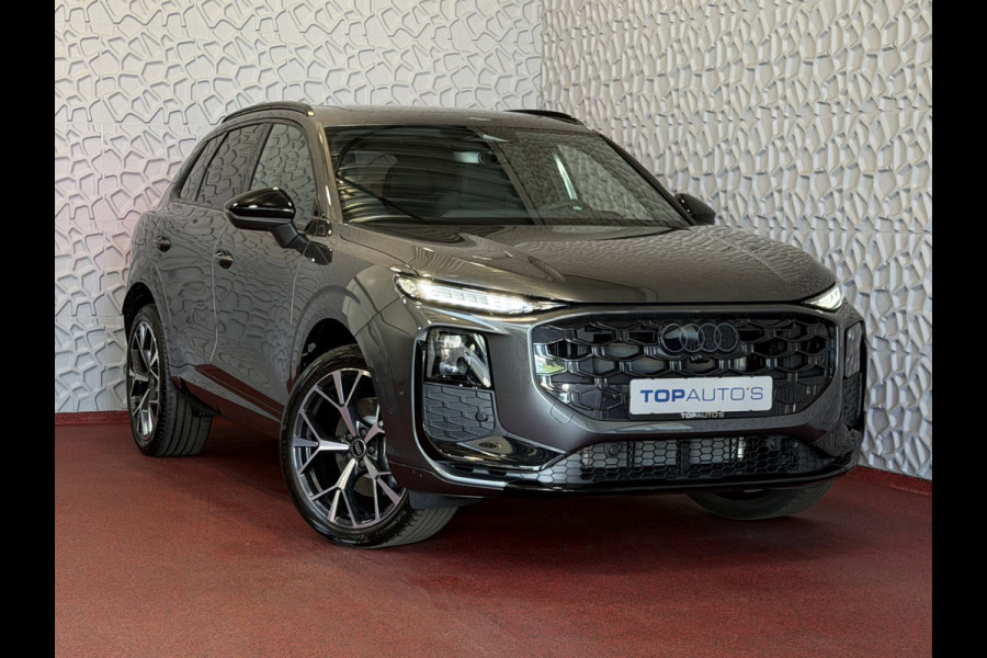 Audi Q3 1.5 e-hybrid |S edition | 272pk | Leer | Pano | Trekhaak | Stoel/Stuur verw | Matrix Led | 20'' Lmv S Line | S-Line | S-edtion