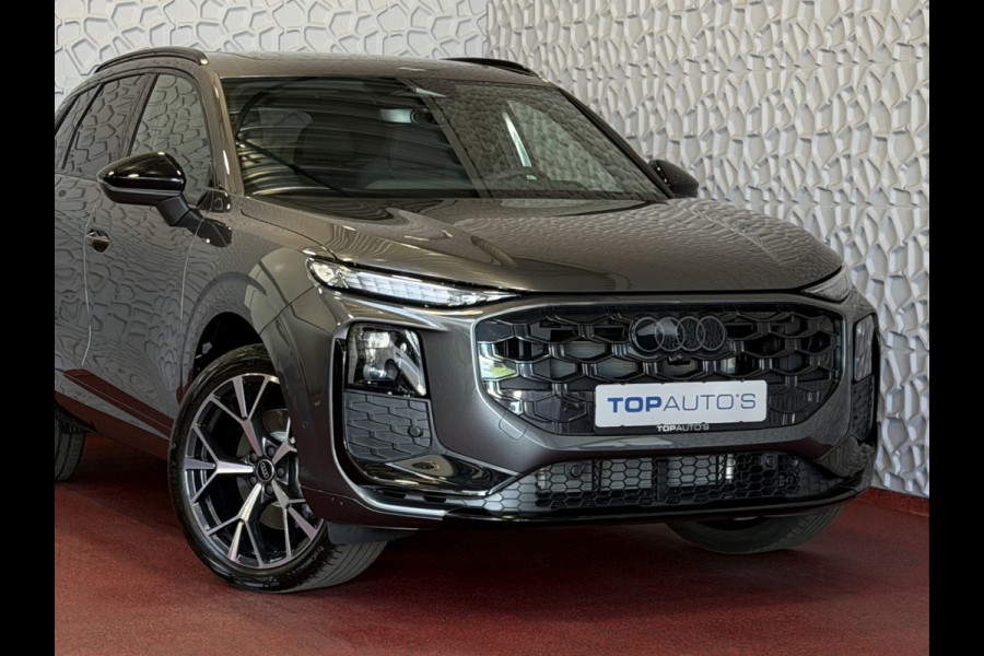 Audi Q3 1.5 e-hybrid |S edition | 272pk | Leer | Pano | Trekhaak | Stoel/Stuur verw | Matrix Led | 20'' Lmv S Line | S-Line | S-edtion