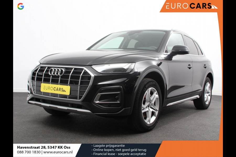 Audi Q5 50 TFSI e quattro S edition Climate control Adaptieve cruise control Led Apple Carplay/ Android Auto Parkeersensoren Verwarmde voorstoelen Keyless Lane assist Lichtmetalen velgen