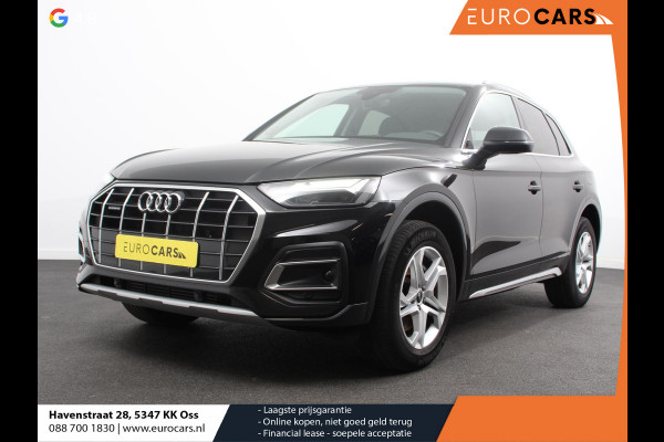 Audi Q5 50 TFSI e quattro S edition Climate control Adaptieve cruise control Led Apple Carplay/ Android Auto Parkeersensoren Verwarmde voorstoelen Keyless Lane assist Lichtmetalen velgen