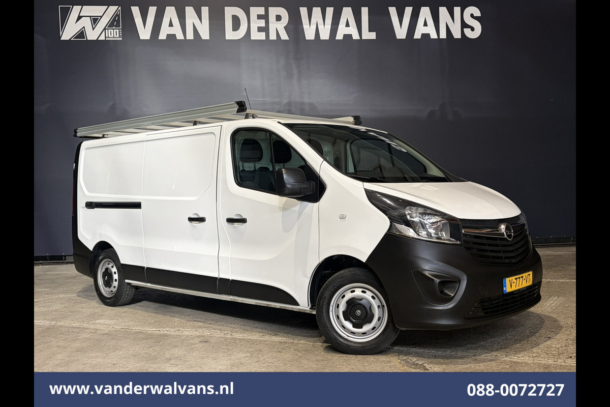 Opel Vivaro 1.6 CDTI 122pk L2H1 Euro6 Airco | Navigatie | Imperiaal | Trekhaak | LED | Cruisecontrol Parkeersensoren, Bijrijdersbank