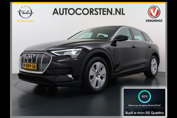 Audi e-tron 55 Quattro 408pk 95kWh Luchtvering LED Navi Ecc Edition Cruise Control Pdc Elek.Achterklep SOH 92% Lmv 19" Virtual Cockpit Led Isofix DAB Bluetooth 1e Eigenaar Origineel Nederlandse Auto Dealeronderhouden