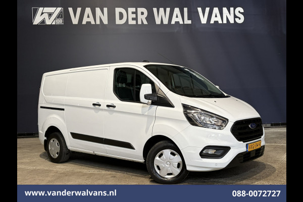 Ford Transit Custom 2.0 TDCI 108pk L1H1 Euro6 Airco | Camera | Apple Carplay | LED | Cruisecontrol | 2500kg Trekhaak Android Auto, Verwarmde voorruit, Parkeersensoren, Bijrijdersbank