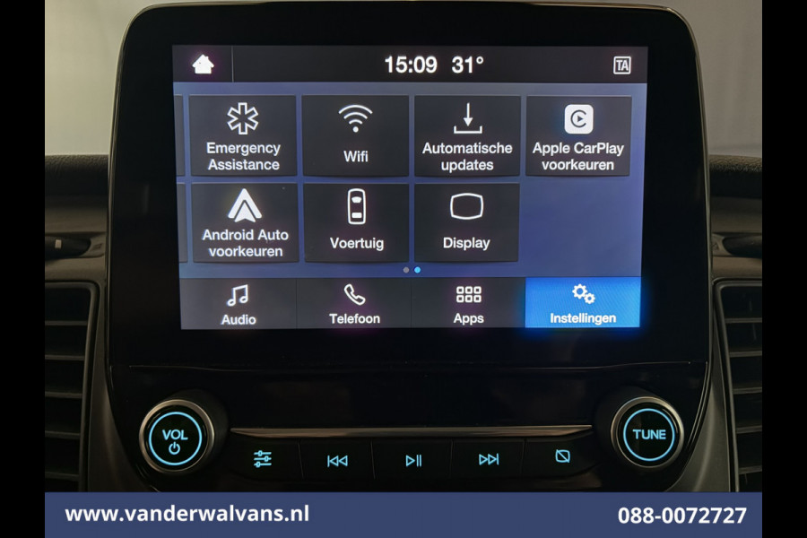 Ford Transit Custom 2.0 TDCI 108pk L1H1 Euro6 Airco | Camera | Apple Carplay | LED | Cruisecontrol | 2500kg Trekhaak Android Auto, Verwarmde voorruit, Parkeersensoren, Bijrijdersbank