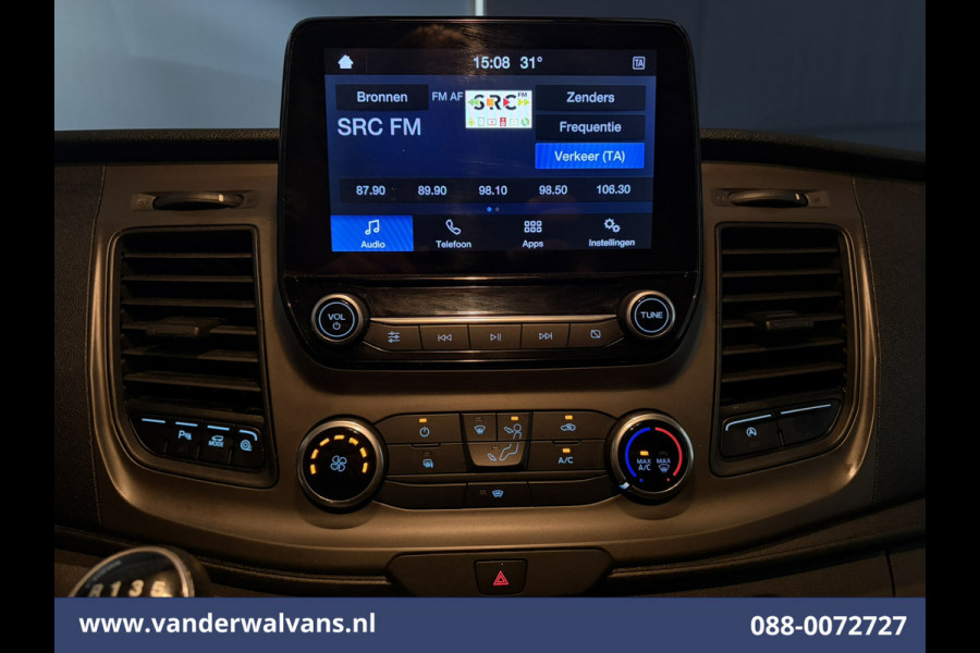 Ford Transit Custom 2.0 TDCI 108pk L1H1 Euro6 Airco | Camera | Apple Carplay | LED | Cruisecontrol | 2500kg Trekhaak Android Auto, Verwarmde voorruit, Parkeersensoren, Bijrijdersbank